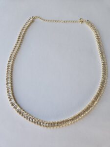 Colar Choker Zirc Ret 2,5x5mm - 35cm