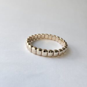 Bracelete Lt Ban Inteiro Ovais Lisos e Cilic Fina