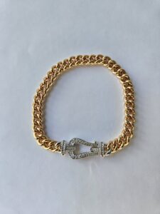 Pulseira Lt Ban Grume c/ Fivela Zircs 18cm